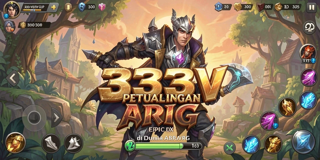 Tampilan menarik gameplay ARPG 333V yang penuh aksi.