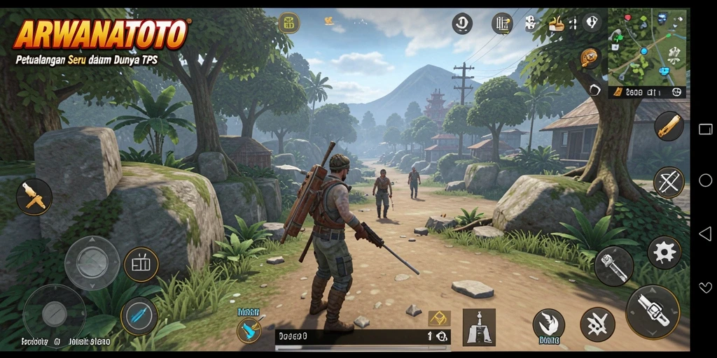 Tampilan menarik dari gameplay ARWANATOTO yang intens dan mendebarkan.