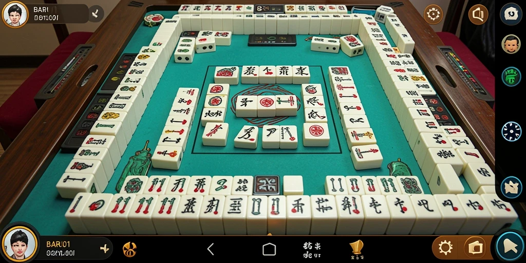 Tampilan gameplay seru permainan Mahjong BARU01.