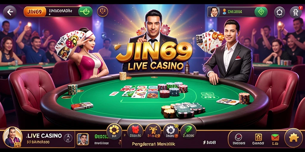 Tampilan Gameplay Live Casino yang Menarik di JIN69.