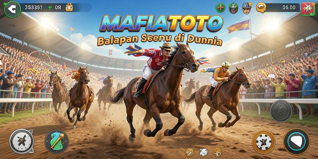 Tampilan gameplay MAFIATOTO yang mendebarkan dan seru.