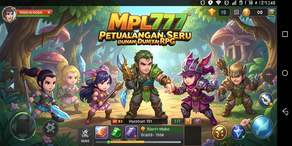 Tampilan gameplay MPL777 yang mengasyikkan dalam dunia RPG.