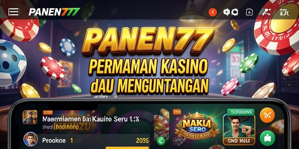 Tampilan gameplay seru di PANEN77 dengan beragam permainan Kasino.