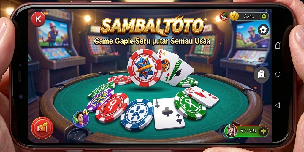 Tampilan gameplay seru di SAMBALTOTO dengan teman-teman.