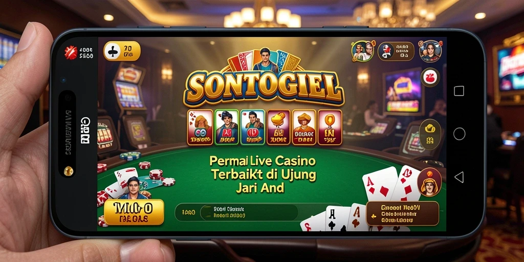 Tampilan menarik dari permainan Live Casino di SONTOGEL.