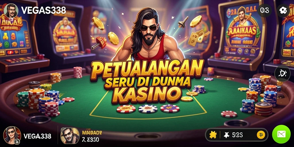 Tampilan gameplay seru dalam dunia kasino virtual.